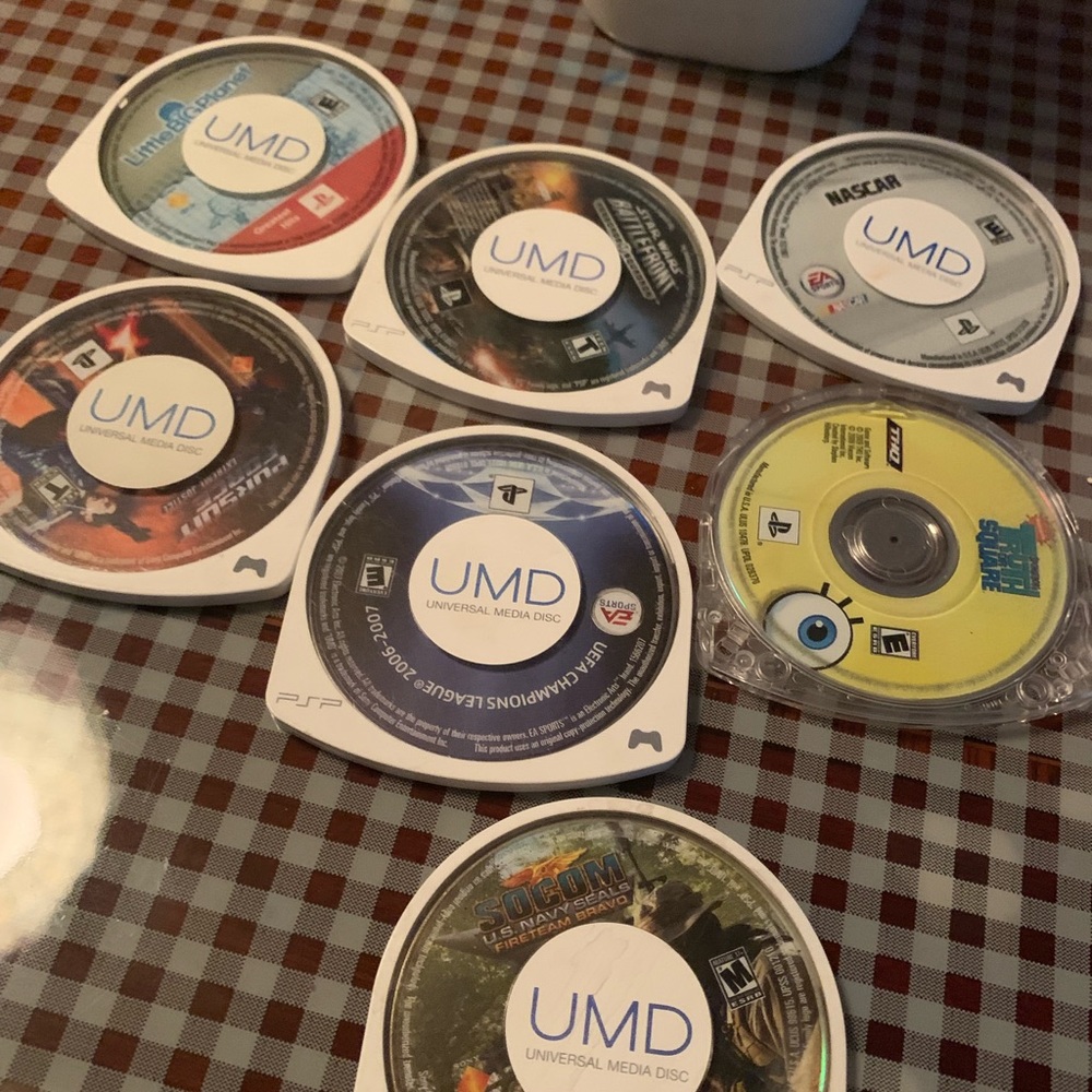 Used once their video games for Sony psp